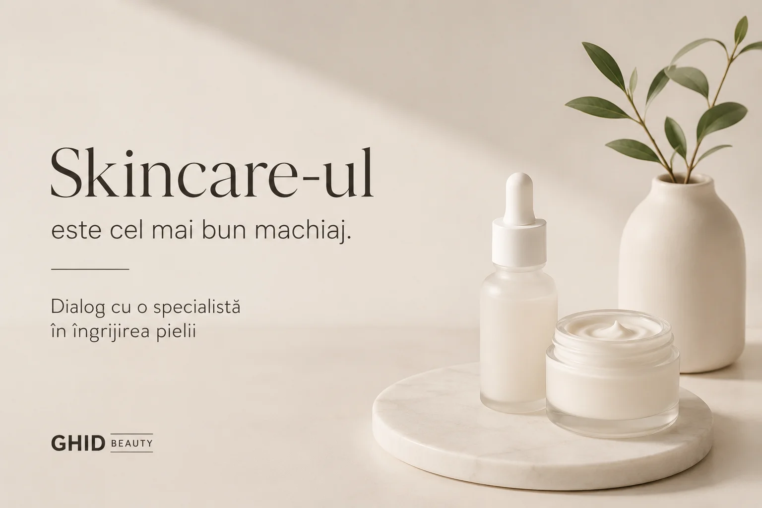 Skincare-ul este cel mai bun machiaj - dialog cu o specialista in ingrijirea pielii